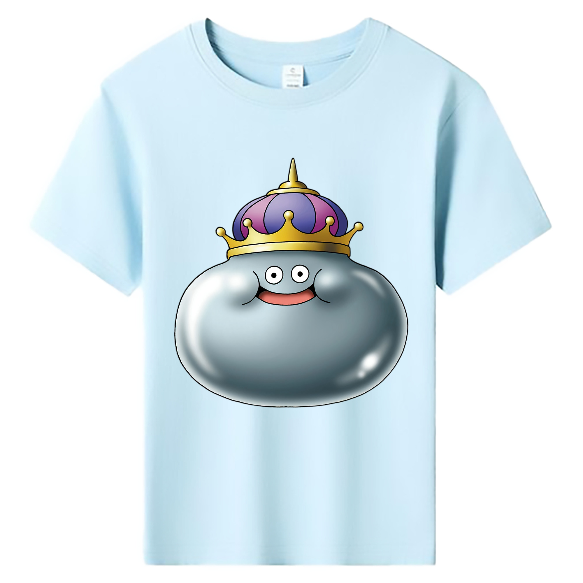 （画像用） ドラゴンクエスト Doragon Kuesuto Dragon Quest 綿100％キッズTシャツ（フロントプリント）